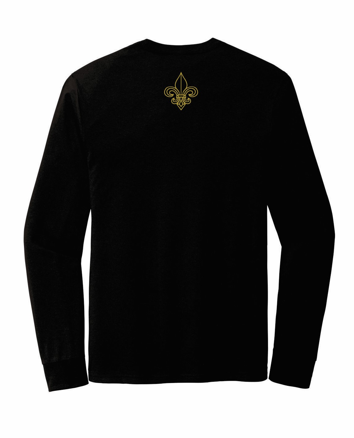 Ochsner Saints Long Sleeve Unisex T-Shirt, Black, large image number 1